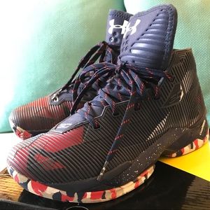 Under Armour Curry 2.5 Hoop Nation Blue Mens 8